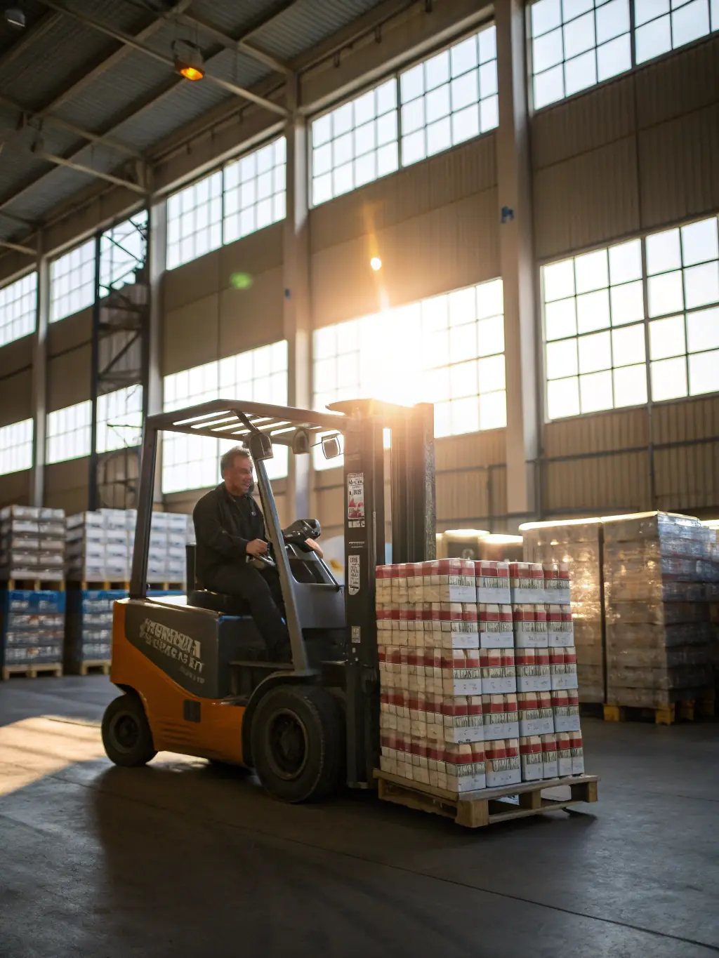A forklift operating smoothly in a warehouse, powered by propane, highlighting the performance and reliability of propane fuel.